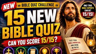 🏆 Bible Quiz Challenge | 15 Fresh Bible Questions You Must Try! screenshot 5