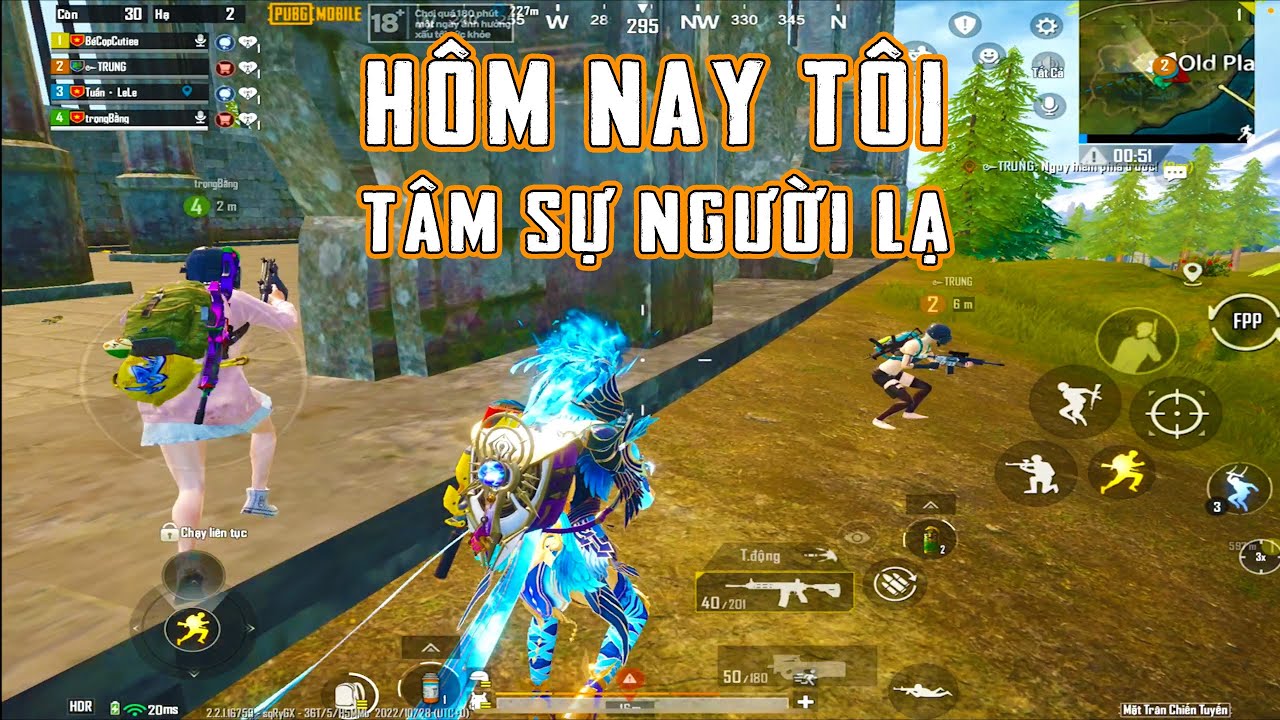 PUBG Mobile || Hôm Nay Tôi Ngồi Tâm Sự Với Người Lạ và Câu Chuyện Cảm Động