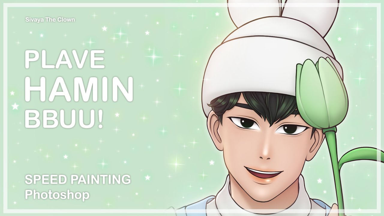 PLAVE Hamin (플레이브 하민) With Tulip 'BBUU!'🌷🖤 | Photoshop