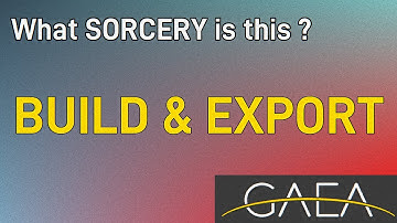 QuadSpinner Gaea : How to BUILD and EXPORT in Gaea