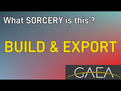 QuadSpinner Gaea : How to BUILD and EXPORT in Gaea