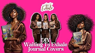 Waiting To Exhale Easy DIY Journal Cover Tutorial Composition Notebook