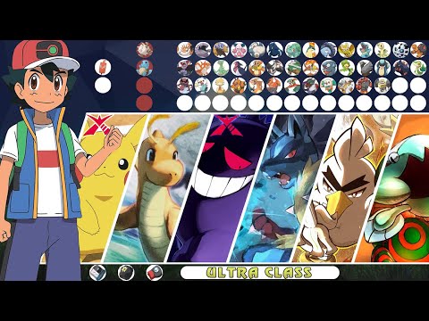 All Pokemon of Ash (Kanto to Galar) 2023 