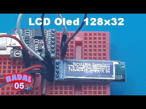 arduino project LCD Oled 128x32 Attiny85 Digispark - YouTube