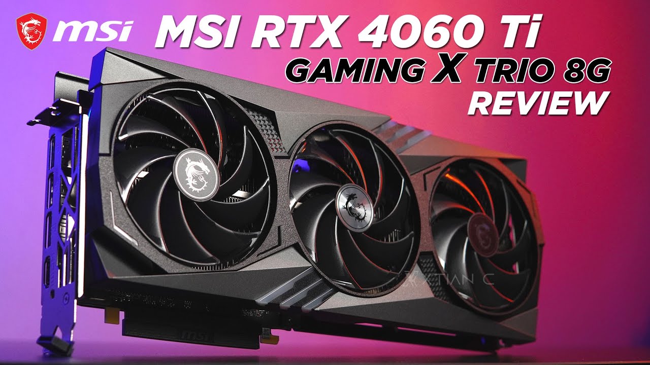 MSI Gaming GeForce RTX 4060 Ti 8GB GDRR6 128-Bit HDMI/DP Nvlink TORX Fan  4.0 Ada Lovelace Architecture Graphics Card (RTX 4060 Ti Ventus 2X Black 8G