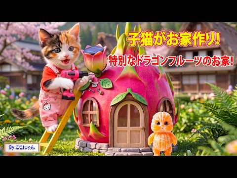 大逆転】ドラゴンフルーツの家が欲しい子猫ここにゃん…材料集めから