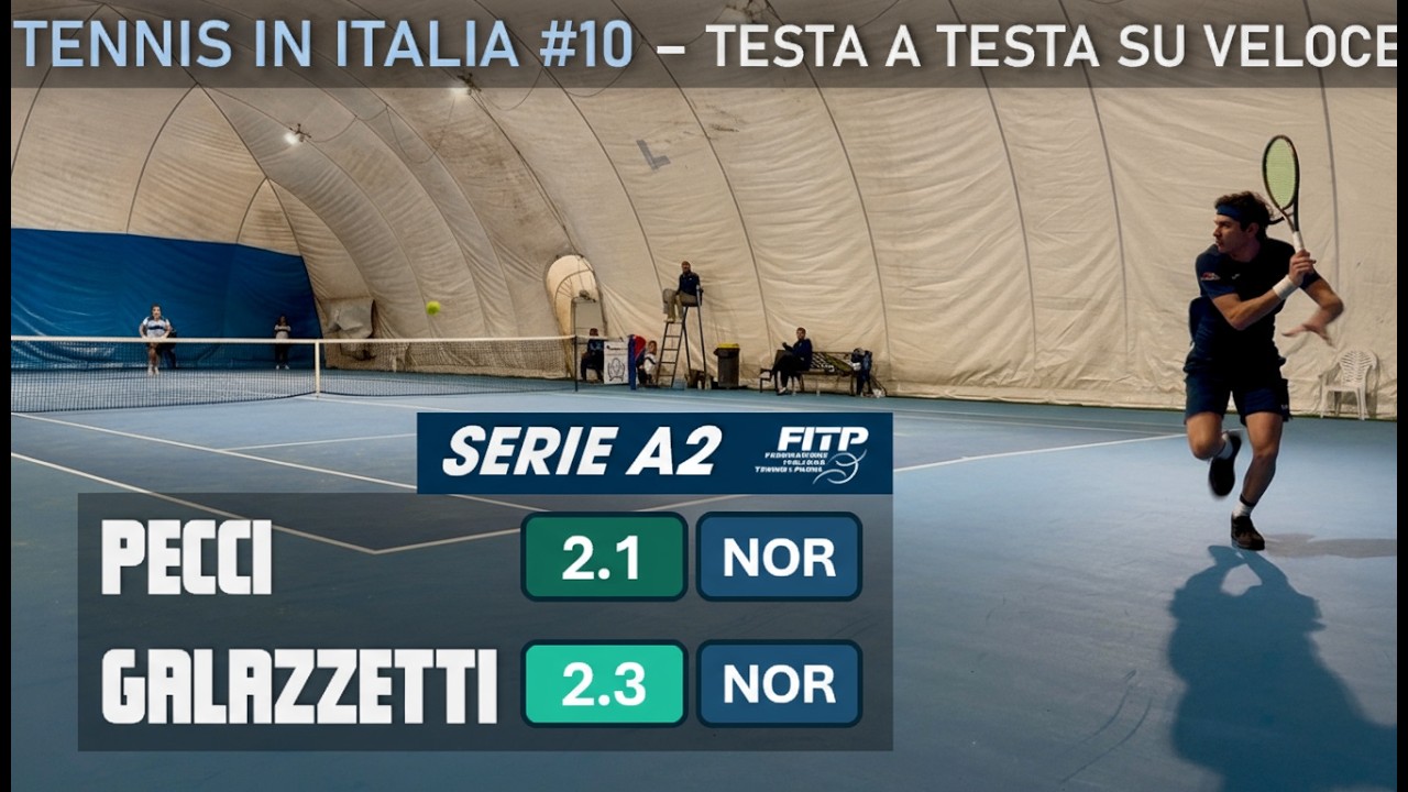Tennis in Italia #10 | Dalla D1 alla A2: il sogno di Galazzetti contro Pecci ex top 500