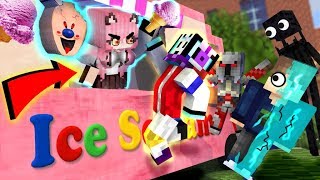 HILARIOUS! 10 BARBARIC YOUTUBERS FREEZE FROM ICE SCREAM - Minecraft