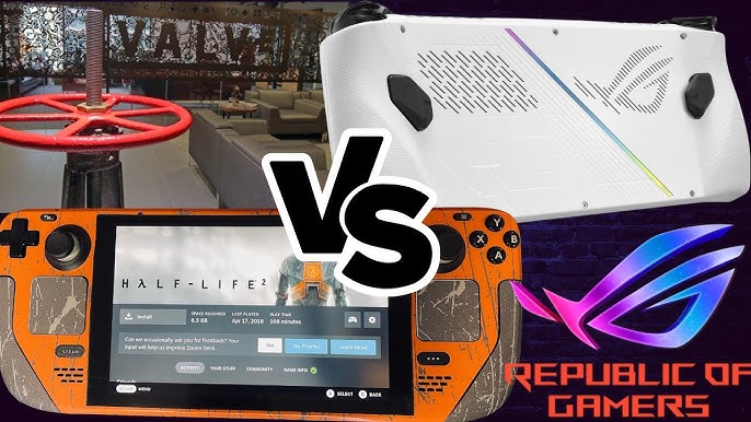 ROG Ally vs Steam Deck: Specs Comparison, Pros and Cons