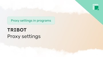 Proxy configuration in Tribot for OSRS