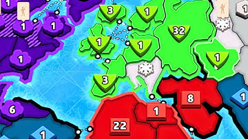 How I used 3 boarder EUROPE! Classic Fixed Risk Global Domination!