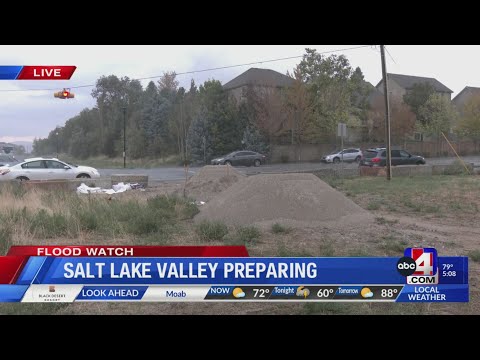 Heavy rains in Salt Lake Valley, residents prepare for potential flooding