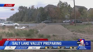 Heavy rains in Salt Lake Valley, residents prepare for potential flooding