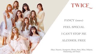 Twice Fancy Feel Special I Cant Stop Me Alcohol Free  Award Show Perf Concept 