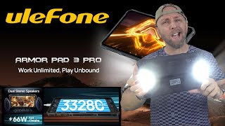 Ulefone Armor Pad 3 Pro,La tablette ultime 2K, 50MP Samsung, 1100 Lumens et 33250mAh à prix fou !