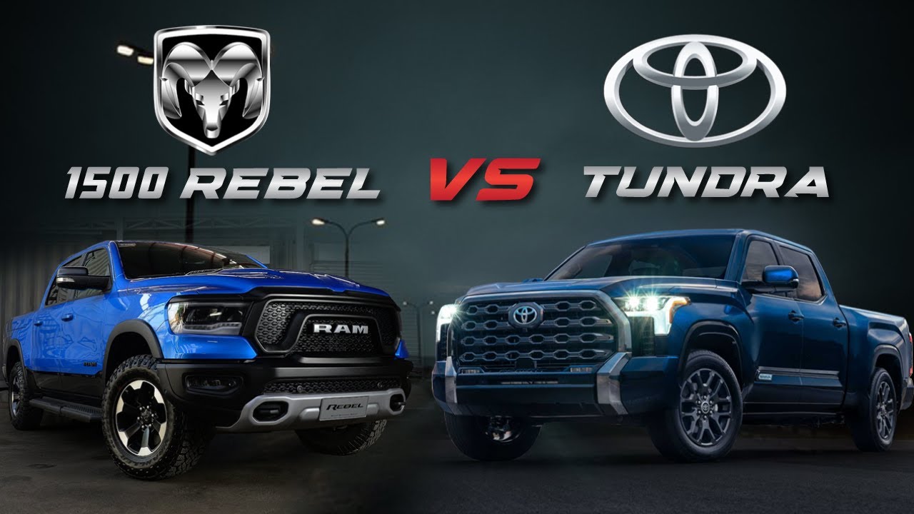 Toyota Tundra Vs Ram 1500 Rebel Youtube
