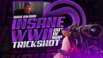 INSANE WW2 OUT OF MAP TRICKSHOT! - WW2 S&D Trickshotting (4 SHOTS)