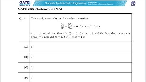 GATE-2022(Differential Equation).