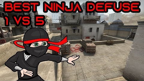 CS GO Best Ninja Defuse 1 vs 5