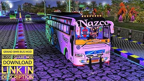 Bussid _ Grand Bmr bus mod for bus simulator Indonesia _bussid New mod