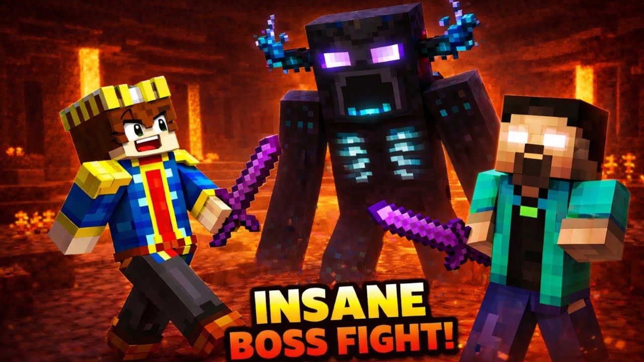 Minecraft But the Nether Is Completely Different…😱 // LIT TOWN / 