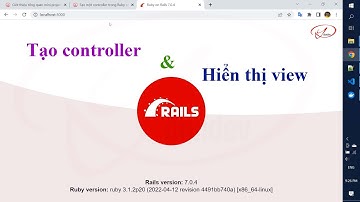 Tạo controller và hiển thị view trong ruby on rails | dandev
