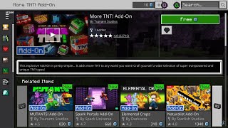 Minecraft [PS4] Gameplay Clip | More TNT! Showcase | Free Add-on by: Tsunami Studios ||