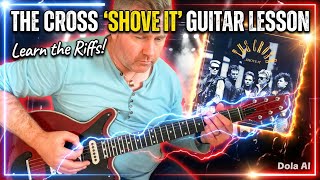 The Cross - Shove It Guitar Lesson - (Roger Taylor Queen) with guitar tab