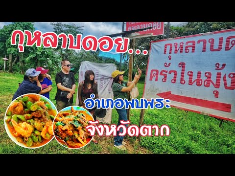 แวะกินข้าว#กุหลาบดอย ร้านอาหารไทยในตำนาน เที่ยว อ.พบพระ Ep1