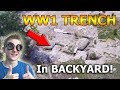 I Built a WW1 Trench in my Backyard!