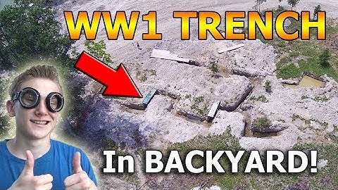 I Built a WW1 Trench in my Backyard!