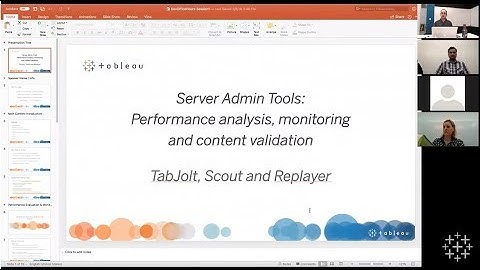 Dev Office Hours: Tableau Server Admin Tools, Part 1