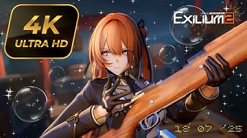GFL2 Springfield Unused OST 4K 60FPS Fan Animation Loop — 1 h | Girls’ Frontline 2: Exilium