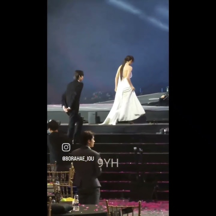 🔐Sejeong's long dress bothered her, so Hyoseop  walked close behind her. Like a boyfriend. 👀😏🤭😳🫂🤟🤟❤️