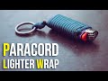 🔥Always Have Your Lighter With You! | Paracord Lighter Wrap Key Chain Tutorial