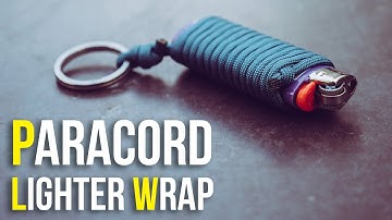 🔥Always Have Your Lighter With You! | Paracord Lighter Wrap Key Chain Tutorial