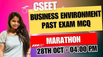 CSEET Business Environment | PAST EXAM MCQ MARATHON | CS Riya Thourani #cseet #cseetprepration