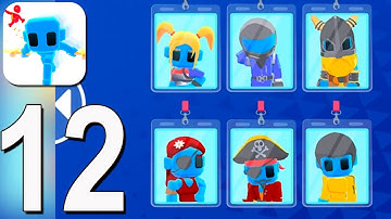 Samurai Flash - Gameplay Walkthrough Part 12 - ALL Epic Skins😁(iOS, Android)