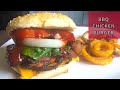 Cómo Hacer Hamburguesas BBQ de Pollo Caseras 🔥 Receta Riquísima y Fácil