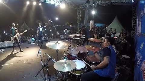 [drumcam] andra and the backbone jalanmu bukan jalanku live