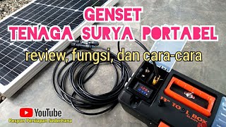 Genset Tenaga Surya Portabel (PLTS Powerpack) - Review, fungsi, dan cara memanfaatkannya