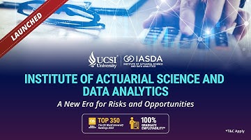 Highlight of the Launch of Institute of Actuarial Science and Data Analytics (IASDA)