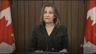 Finance Minister Chrystia Freeland comments following latest interest rate hike  – June 7, 2023