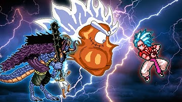 Hybrid Kaido Form V2(New) & TC Luffy OP Buff VS Gogeta OP(All Form) in Jump Force Mugen