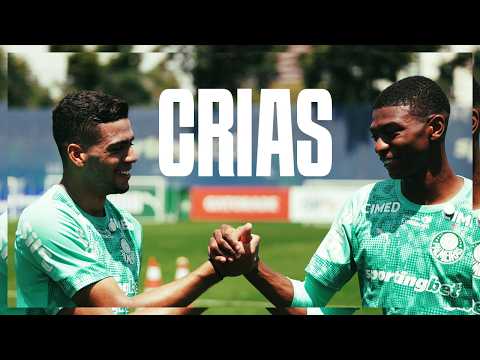 PALMEIRAS TRAINS AND YOUTH ACADEMY PLAYERS IN THE SAME POSITION INTERACT!