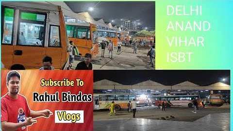 Delhi Anand Vihar || Isbt Big || Bus Depot ISBT || Viral || Vlogs || Video|| Night Beautiful view ||