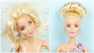 KENDİN YAP BARBIE KIYAFETLERİ SAÇ STİLİ VE ÇANTA NASIL YAPILIR