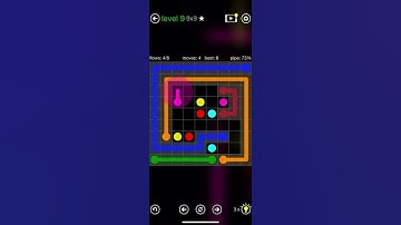 Flow Free - Intro - Bonus Pack - 9x9 hard- Level 9