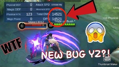New Bug Mobile Legends | Yu Zhong Build Insane Damage!