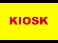 Ich spiele Kiosk von der Platform Ich IO